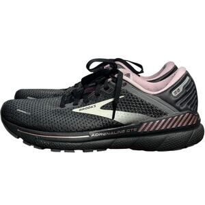 Brooks Adrenaline GTS 22 Womens Size 10 Medium B Black Mauve Pink 1203531B015